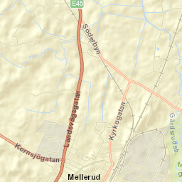 Mellerud Street Map