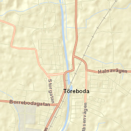 Töreboda Street Map