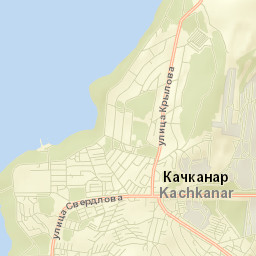 Kachkanar Street Map