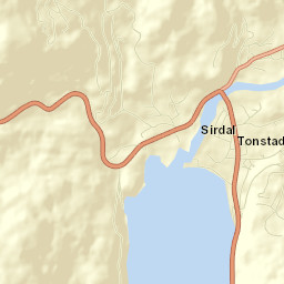 Tonstad Street Map