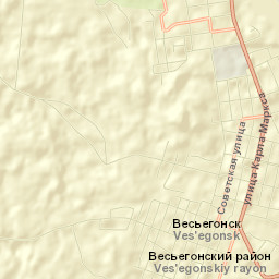 Ves’yegonsk Street Map