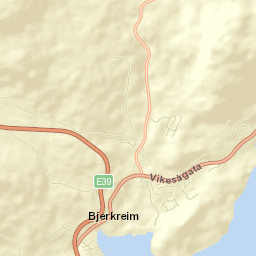 Vikeså Street Map