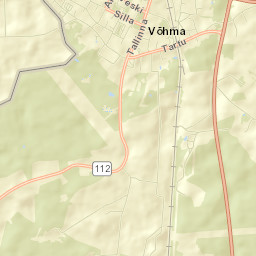 Võhma Street Map