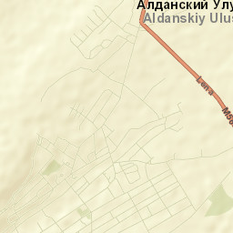 Aldan Street Map