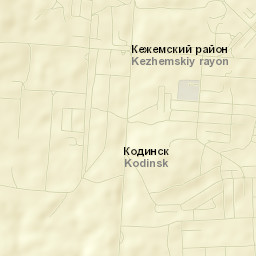 Kodinsk Street Map