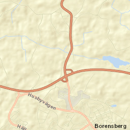 Borensberg Street Map