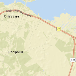 Orissaare Street Map