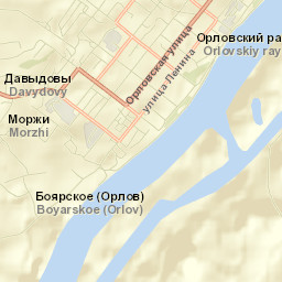 Orlov Street Map