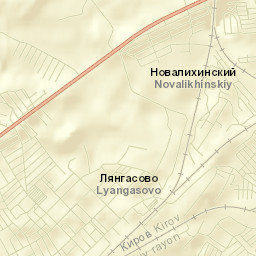 Lyangasovo Street Map