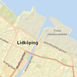 Lidköping Street Map
