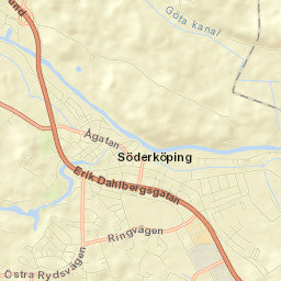 Söderköping Street Map