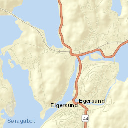 Egersund Street Map