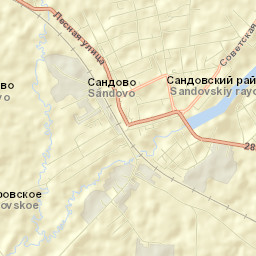 Sandovo Street Map