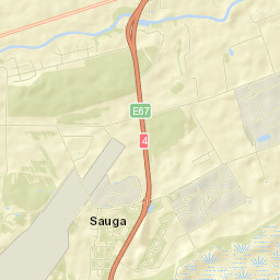 Sauga Street Map