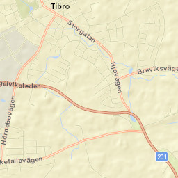 Tibro Street Map
