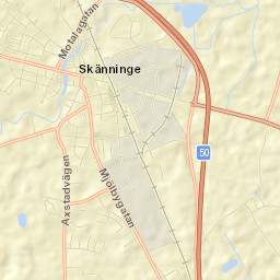 Skänninge Street Map