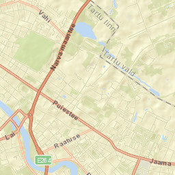 Tartu Street Map