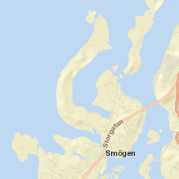 Smögen Street Map