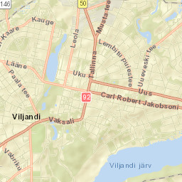 Viljandi Street Map
