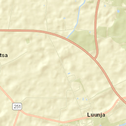 Luunja Street Map