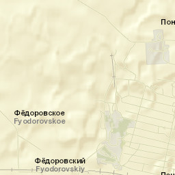 Ponazyrevo Street Map