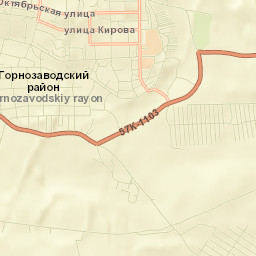 Gornozavodsk Street Map