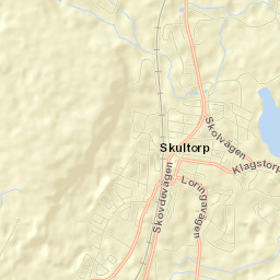 Skultorp Street Map