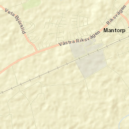 Mantorp Street Map