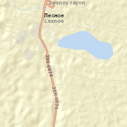 Lesnoye Street Map