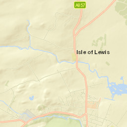 Isle of Lewis Street Map