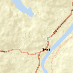 Tveit Street Map