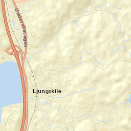 Ljungskile Street Map