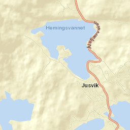 Justvik Street Map