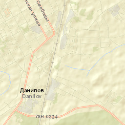 Danilov Street Map