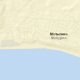 Motygino Street Map