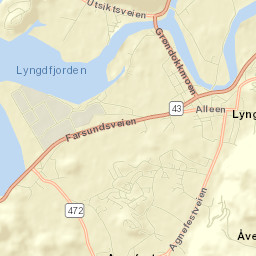 Lyngdal Street Map