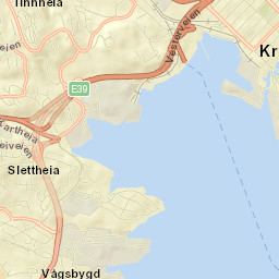 Kristiansand Street Map