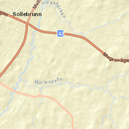 Sollebrunn Street Map