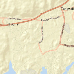 Søgne Street Map