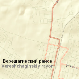 Vereshchagino Street Map