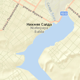Nizhnyaya Salda Street Map