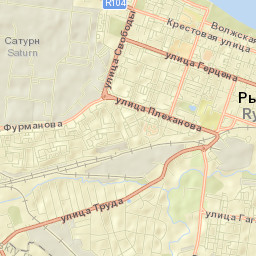 Rybinsk Street Map