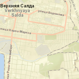 Verkhnyaya Salda Street Map