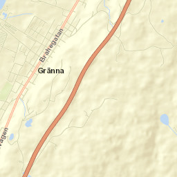Gränna Street Map