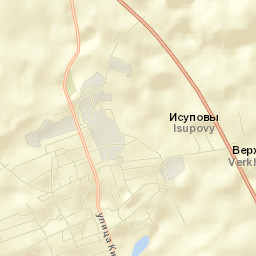 Verkhoshizhem’ye Street Map