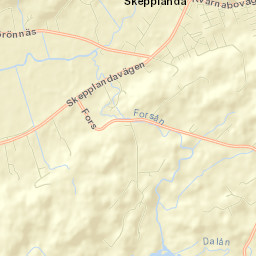 Skepplanda Street Map