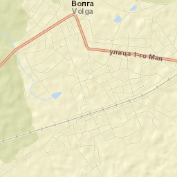 Volga Street Map