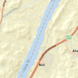 Alafors Street Map