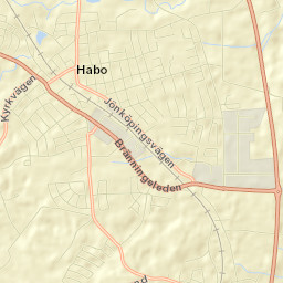 Habo Street Map
