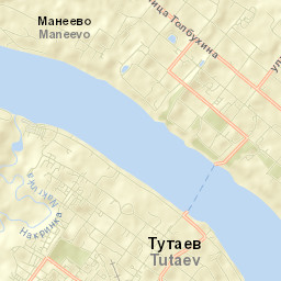 Tutayev Street Map
